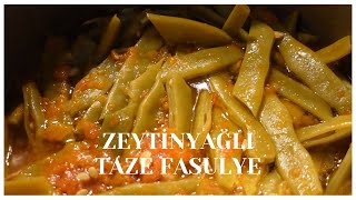 Zeytinyağlı Taze Fasulye  Anne Fasulyesi  Yeşil Fasulye  Pratik Zeytinyağlı Tarifi [upl. by Ranger629]