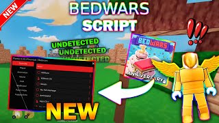 NEW BedWars Script PASTEBIN 2024 ANTI VOIDPROJECTILE EXPLOIT AIM ASSIST KILLAURA [upl. by Trebleht]