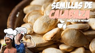 Receta con semillas de calabaza  Semillas de calabaza tostadas  Pepitas  Snack Saludable [upl. by Herrah]