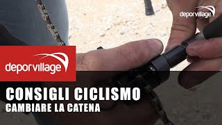 come cambiare la catena di una bici da corsa [upl. by Buyse202]