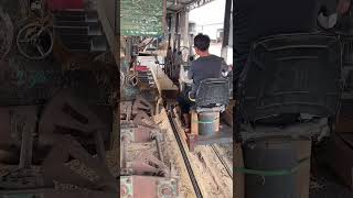 Wood Sawing Process [upl. by Yra]