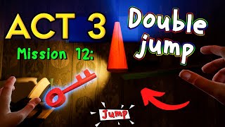 Hello Neighbor Act 3 Red Key Room Walkthrough  Mission 12 Double Jump Ability [upl. by Ymor334]