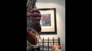 Buescher Aristocrat Alto Sax Demo [upl. by Metzgar]