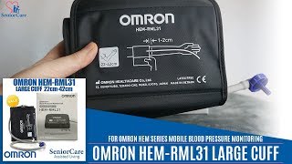 NEWLY DEVELOPED Omron RML31 WIDE RANGE Upper Arm Large Cuff [upl. by Suoirad323]