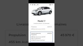 La Tesla Model Y Propulsion avec 600Km dautonomie arrive bientôt en France 🤩 [upl. by Anide133]