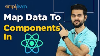 How To Map Data To Components In React JS Mapping In React JS  React JS Tutorial  Simplilearn [upl. by Rambert]