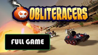 Obliteracers Full Game  No Commentary PS4 [upl. by Euqinmod]