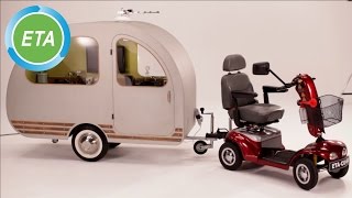 QTvan mobility scooter caravan [upl. by Damarra]