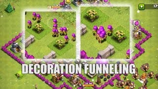 Clash of Clans  Part 27  Decoration Funnelling [upl. by Shani]