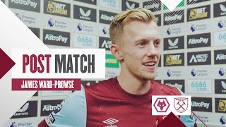 “The Wind Was Helpful Today”  Wolves 12 West Ham  James WardProwse  Post Match Reaction [upl. by Bone824]