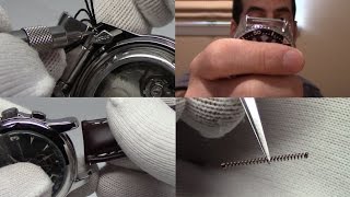 How to Change a Watch Strap and Spring Bar Basics  Watch and Learn 9 [upl. by Wynne]