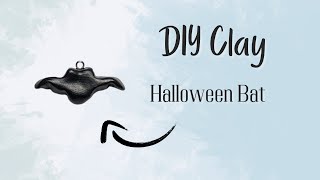 Polymer Clay Project  Halloween Bat Charm [upl. by Alissa]