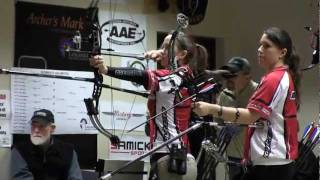 2012 Womens Unlimited Lancaster Archery Classic Finals  Erika Anschutz [upl. by Goss721]