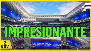 💥 ¡QUE COMIENCE LA ACCIÓN⚠️OBRAS del SANTIAGO BERNABÉU 2 Noviembre 2023 [upl. by Pietra]