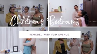 VLOG CHILDREN’S BEDROOM REMODEL WITH FLIP AVENUE  BLAKE amp BIANCA’S REACTION [upl. by Ndnarb232]