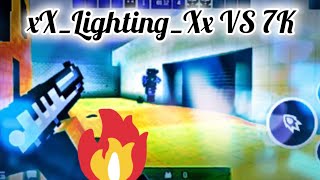 xXLightingXx vs 7k official 1v2 blockpost [upl. by Preiser776]