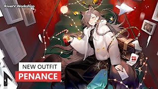 Penance New Skin  Arknights明日方舟 ペナンスの新しいコーデ [upl. by Ahsilrae]