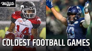 The Coldest Football Games in CFL History [upl. by Kamilah]