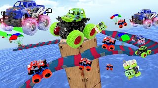 monster car truck stunt game  monster truck mega ramp game  Android 3D game [upl. by Yerd509]