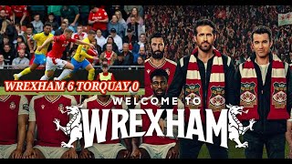 Red shed Review Welcome to Wrexham episode 9 and Wrexham vs Torquay united match recap [upl. by Meras]