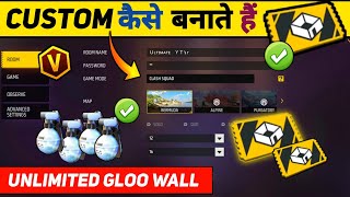 Custom Kaise Banate Hai  Custom Kaise Banaen  How to Make Custom Room In Free Fire [upl. by Besse182]