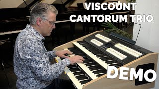 Viscount Cantorum Trio Portable Orgel Demo  JohdeHeer [upl. by Kwasi]