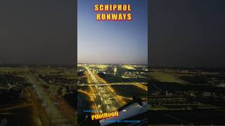 History of Schiphol Airports Runways shorts aviation [upl. by Luehrmann]