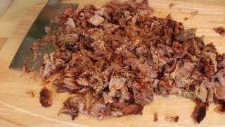 Pulled Pork Shoulder Barbecue  Oven quotSmokedquot Barbecued Pork Shoulder [upl. by Amice]