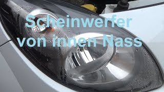 Auto Scheinwerfer von innen beschlagen feucht nass undicht [upl. by Alemahs]