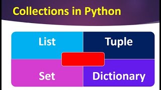 Collections in Python  Lists Tuples Sets amp Dictionaries  Python Tutorial in Hindi 41 [upl. by Akyssej]