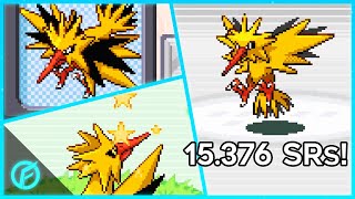 LIVE Shiny Zapdos after 15376 SRs  Pokemon Fire Red  Leaf Green [upl. by Nanor564]