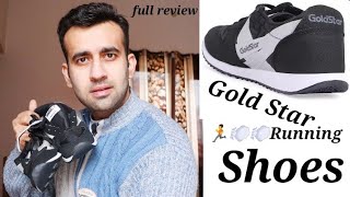 Gold Star Shoes gold star full reviewBest Running🏃💨💨 ShoesBudgeted shoesAdhe se bhi kaam rate [upl. by Ahsircal]