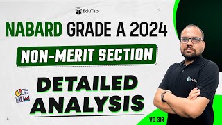 🔴NABARD Grade A 2024 Detailed Analysis of Non Merit Section  NABARD 2024 Phase 1 Exam Analysis [upl. by Griffie]