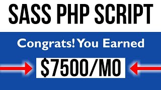 Make Money On Codecanyon As A New Beginner  7500 Every Month With SAAS PHP Script [upl. by Machos]