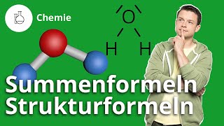 Summenformeln und Strukturformeln Wann verwendest du welche – Chemie  Duden Learnattack [upl. by Onez]