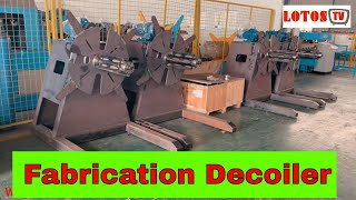 fabrication decoiler  design of decoiler mechanism  coiler system build and repair [upl. by Willet]