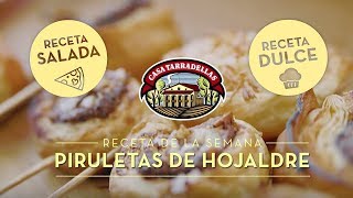 Piruletas de Hojaldre  Recetas Casa Tarradellas [upl. by Aimil365]