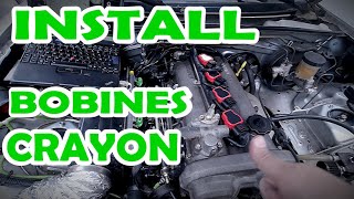 Install bobines crayon AUDI R8 [upl. by Nyladnor]