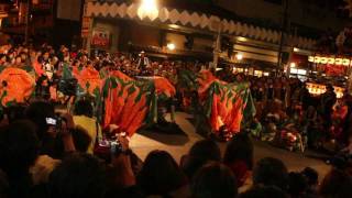 秋の高山祭 宵祭 獅子舞 2011 Takayama Festival in autumn [upl. by Oecam]