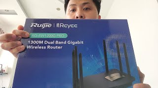 Great value mesh wifi system  Ruijie Reyee RGEW1200G PRO [upl. by Carrick12]