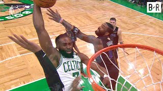 Jaylen Brown Throws Down Poster Dunk on Mavs in Game 1  2024 NBA Finals [upl. by Odlanir]