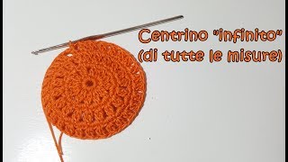 Centrino quotinfinitoquot alluncinetto  Di tutte le misure  Uncinetto facile  Anerom89 [upl. by Dinsdale]