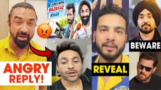 LAFDA Ajaz Khan ANGRY Reply to Harsh Beniwal’s Video…😡 Elvish Yadav  Salman Khan Diljit Dosanjh [upl. by Brena]