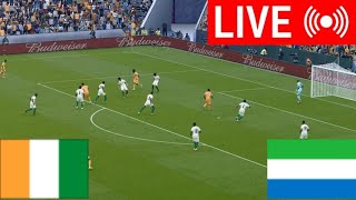 🔴LIVE Côte dIvoire vs Sierra Leone  Éliminatoires PES 21 Video Simulation And Live Score [upl. by Yreffoeg]