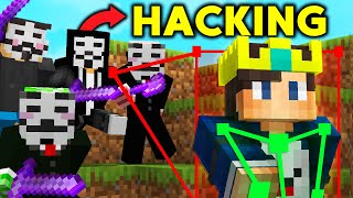 I Sneaked Into a HACKERS ONLY Server in Minecraft [upl. by Enajaras]