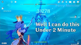 Ganyu C0 Solo vs BEISHT Oceanic Defender Boss and Claiming All Reward  Genshin Impact 24 Event [upl. by Nivled]