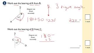 Bearings KS3 Maths GCSE 91 Maths Higher and Foundation Maths Grade 45 Maths [upl. by Elamef]