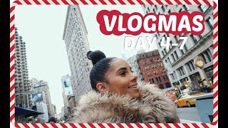 VLOGMAS DAY 4  7  Showing Family Around NYC  Secret Project [upl. by Ahsiya64]