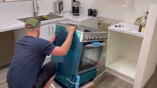 Installing A Freestanding Oven [upl. by Akilak309]