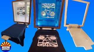 Cheapest DIY Screen Printing to make T Shirts and how I made it [upl. by Nolana479]